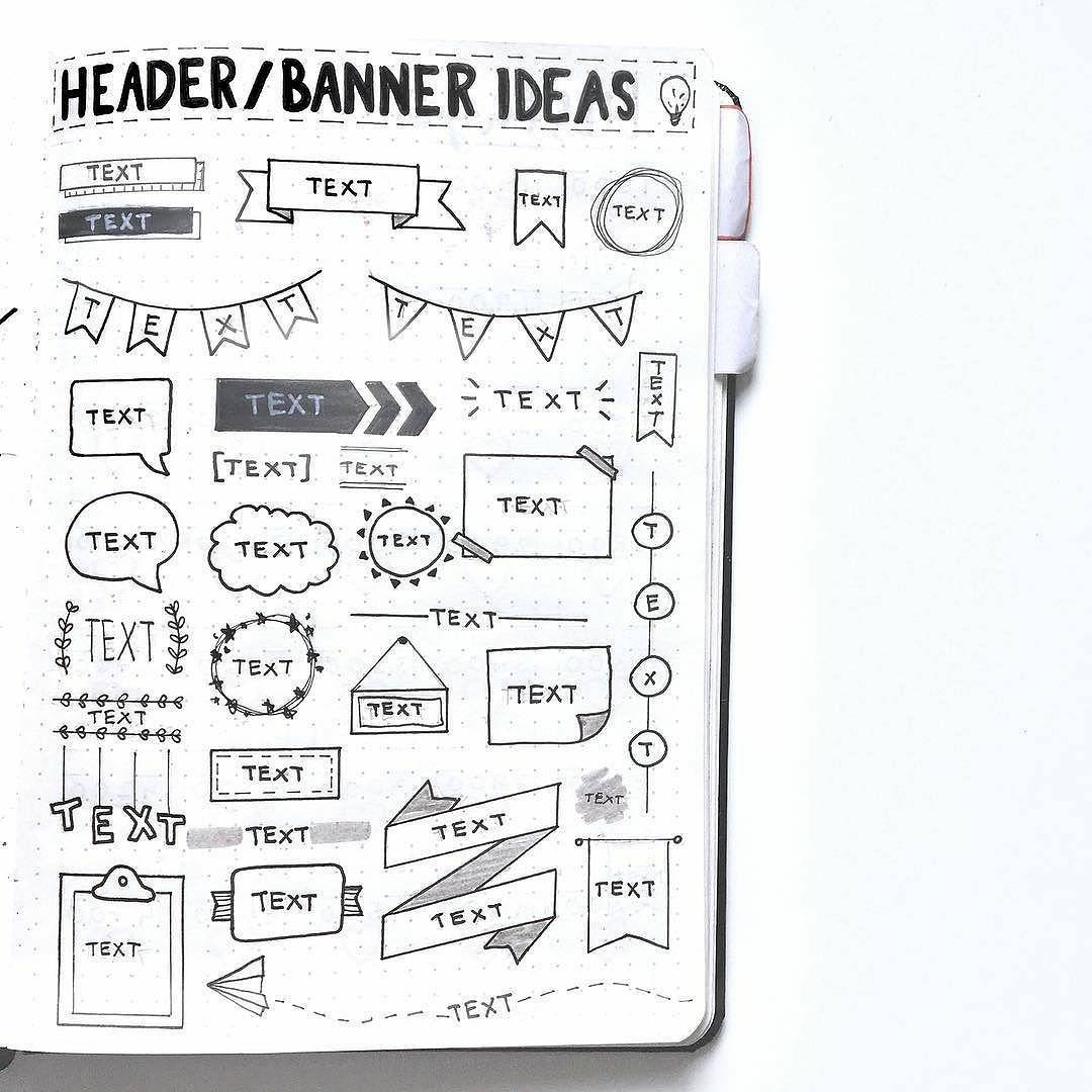 20+ Best Bullet Journal Banner Ideas For 2024