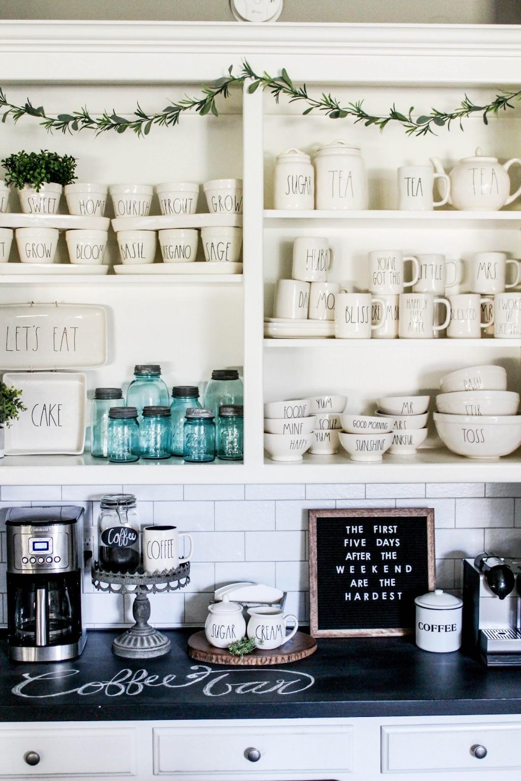 40+ Best Farmhouse Coffee Bar Ideas With Tutorials