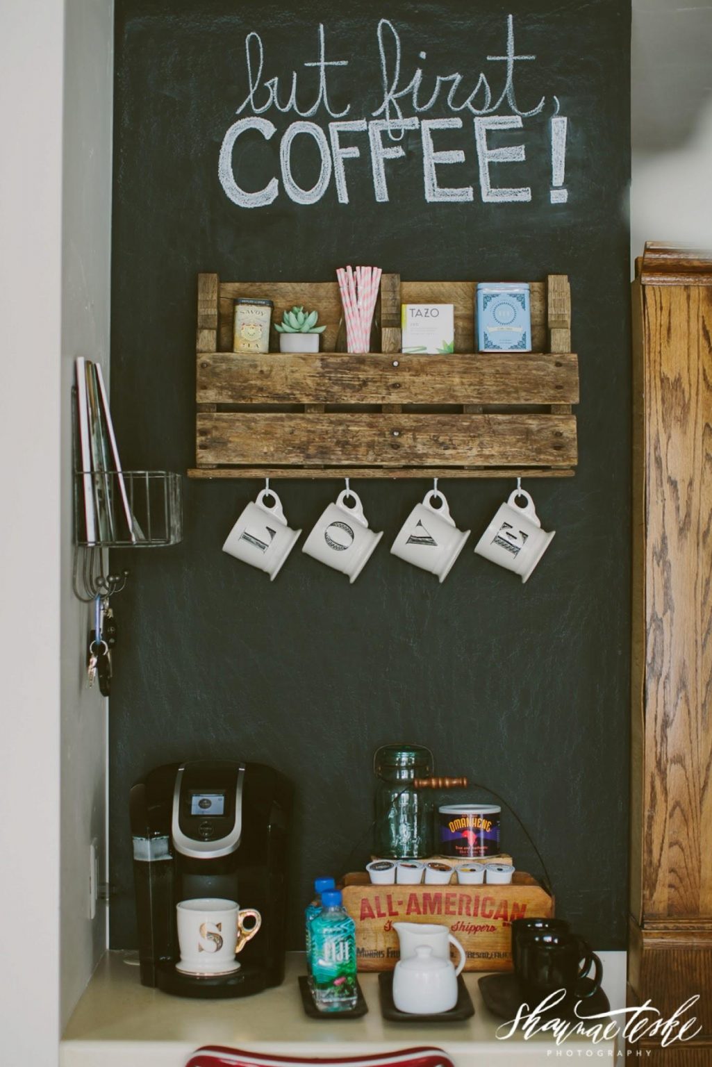40+ Best Farmhouse Coffee Bar Ideas With Tutorials