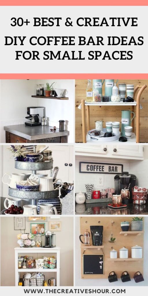 50 Smart DIY Coffee Bar Ideas for Small Spaces & Corners