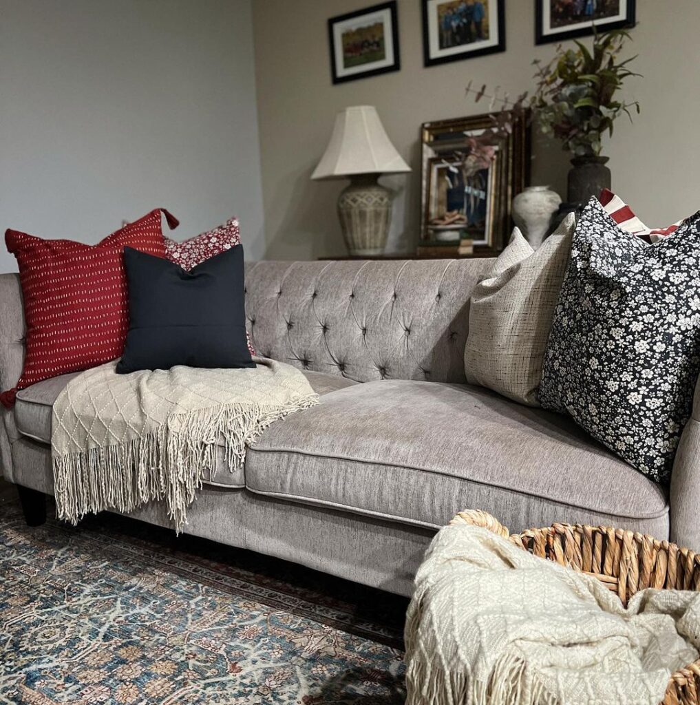 40 Throw Pillows For Grey Couch For A Personal Touch