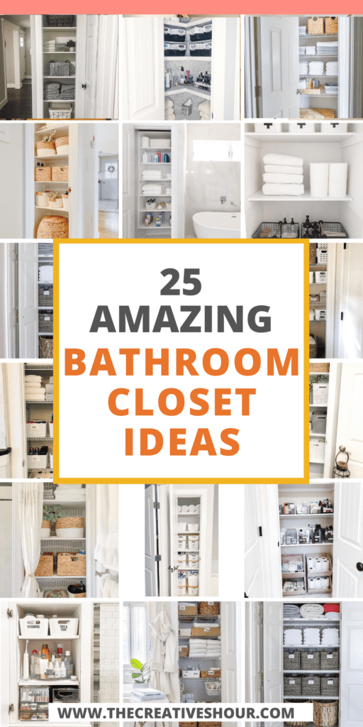 25 Amazing Bathroom Closet Ideas You Should Definitely Try