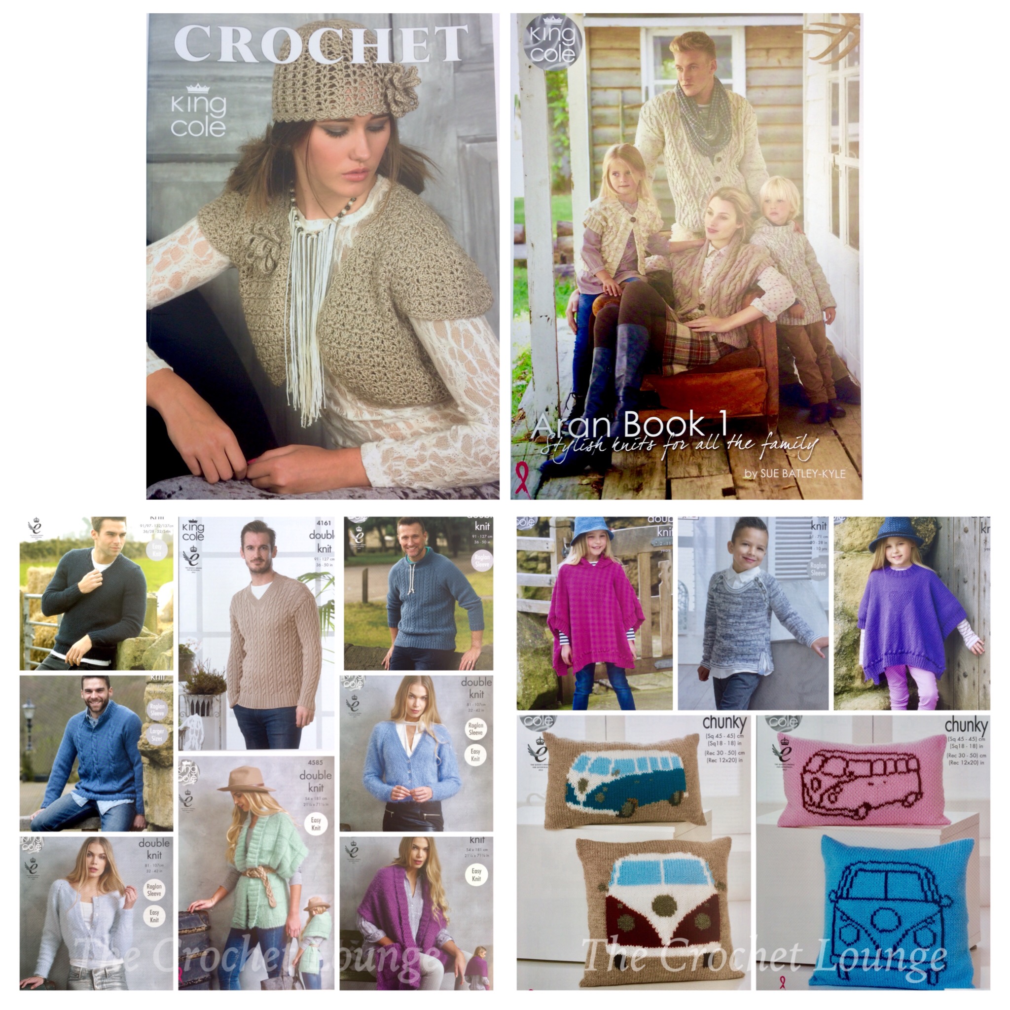 King Cole Knitting and Crochet Patterns The Crochet Lounge