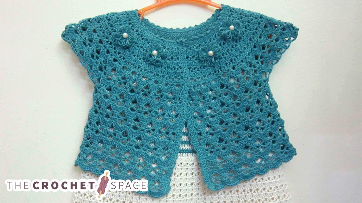 Crocheted Spring Lace Jacket [FREE Crochet Pattern] The Crochet Space