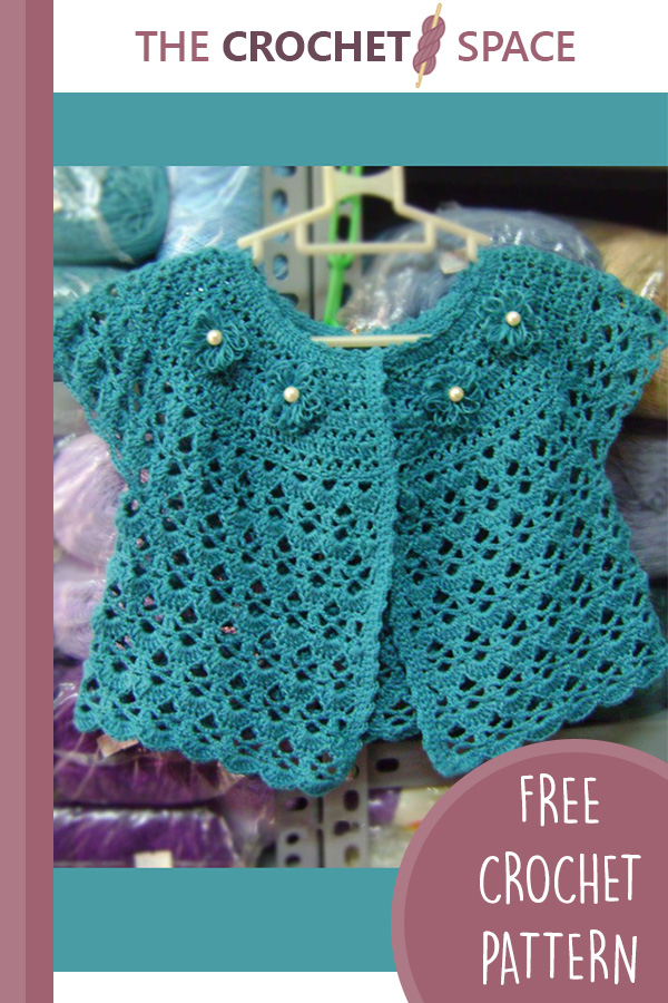 Crocheted Spring Lace Jacket [FREE Crochet Pattern] The Crochet Space
