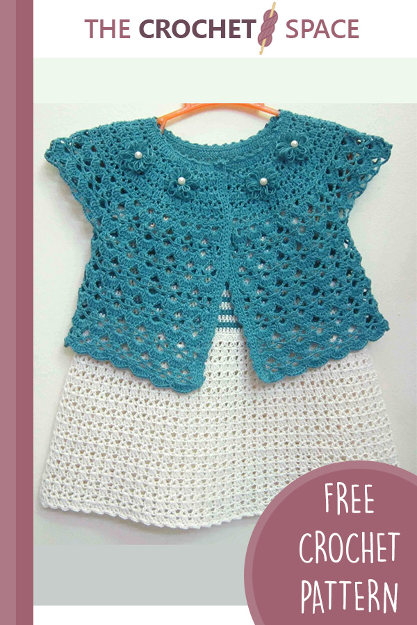 Crocheted Spring Lace Jacket [FREE Crochet Pattern] The Crochet Space