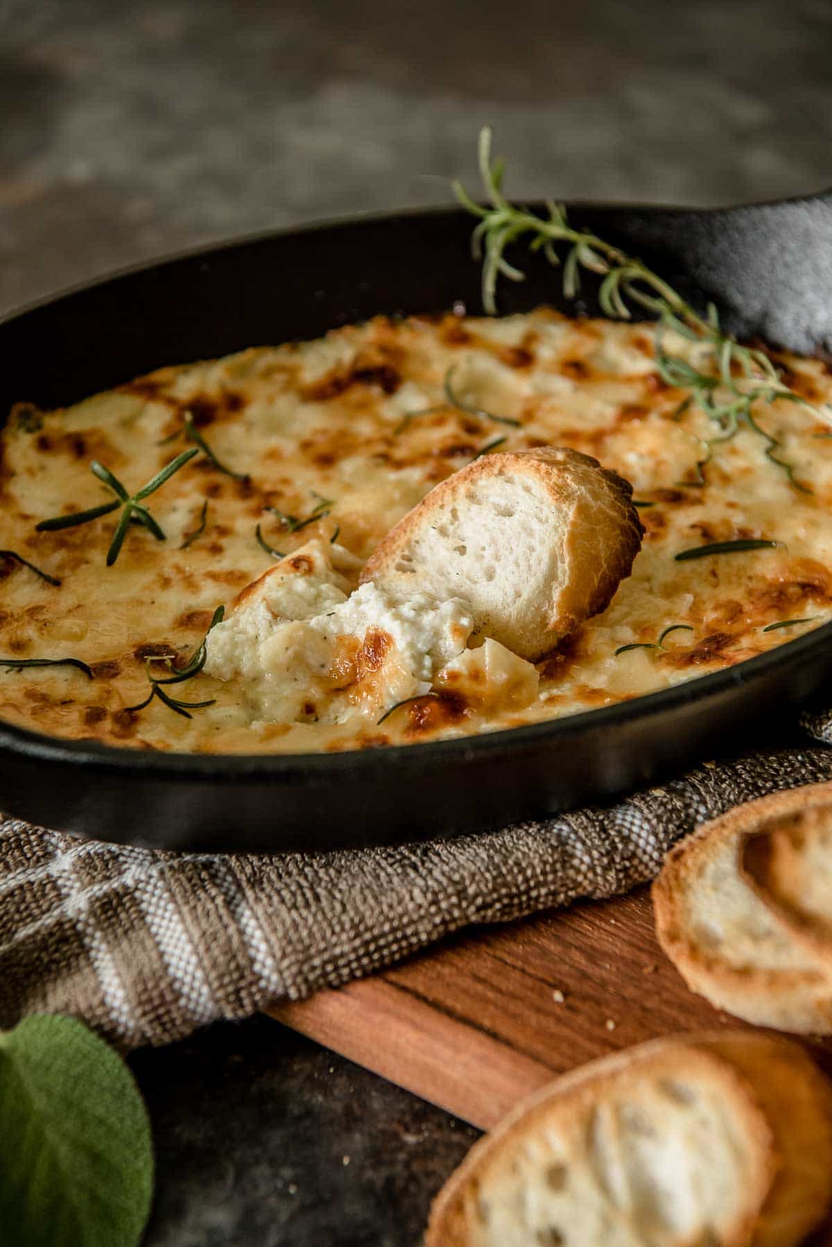 Baked Ricotta Dip • The Crumby Kitchen