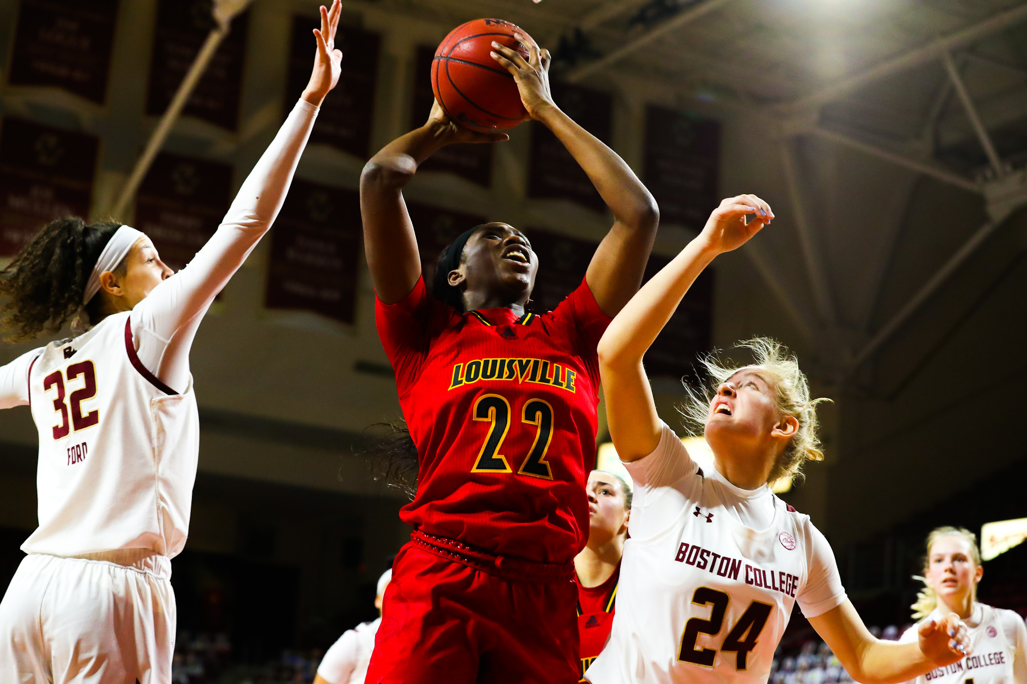 No. 1 Louisville Women’s Basketball Bounces Back On The Road At Boston