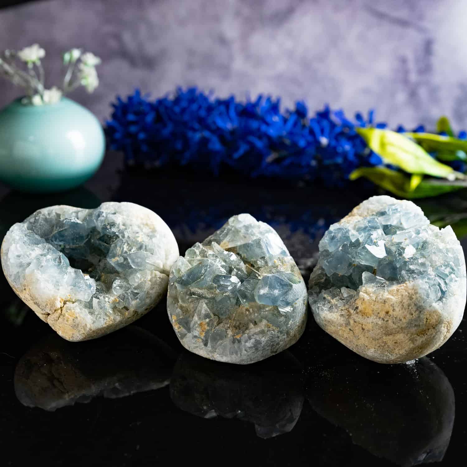 CELESTITE GEODES The Crystal Apothecary Co