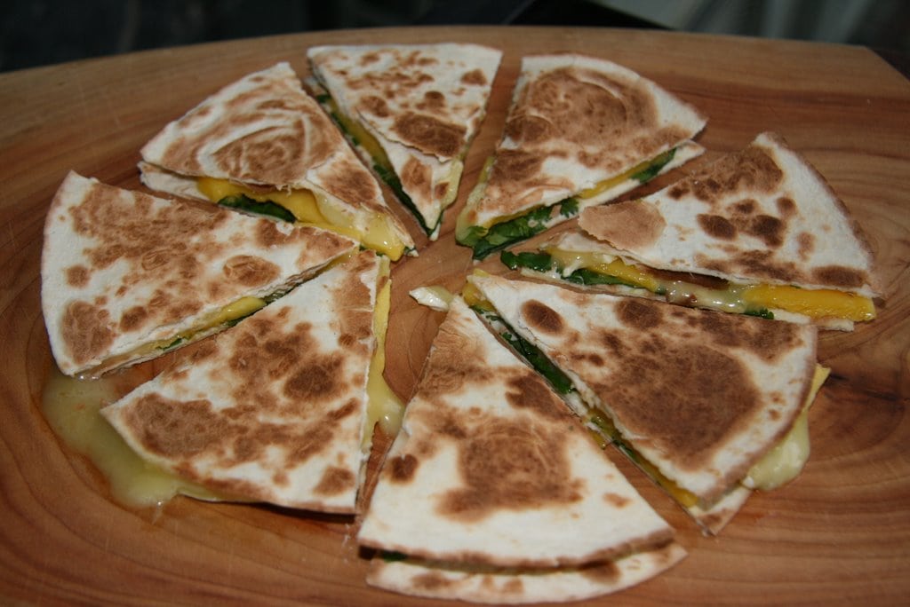 Mango and Brie Quesadilla The Culinary Chase