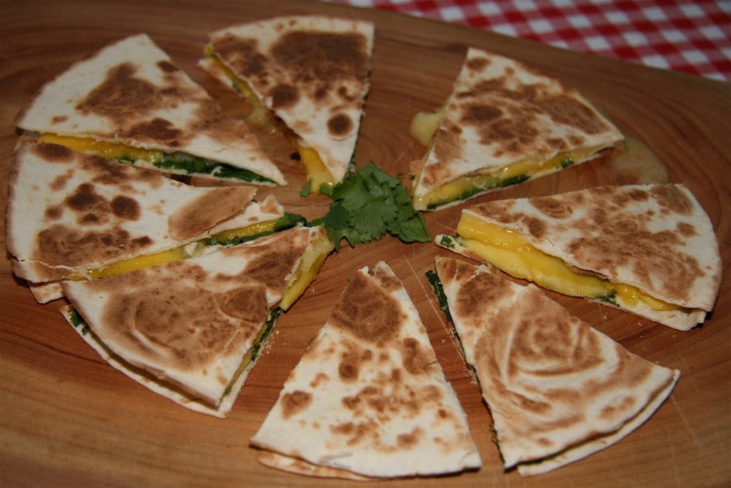 Mango and Brie Quesadilla The Culinary Chase