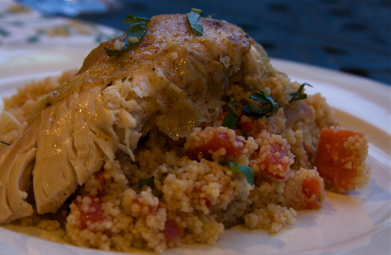 Roast Chicken with Couscous The Culinary Chase