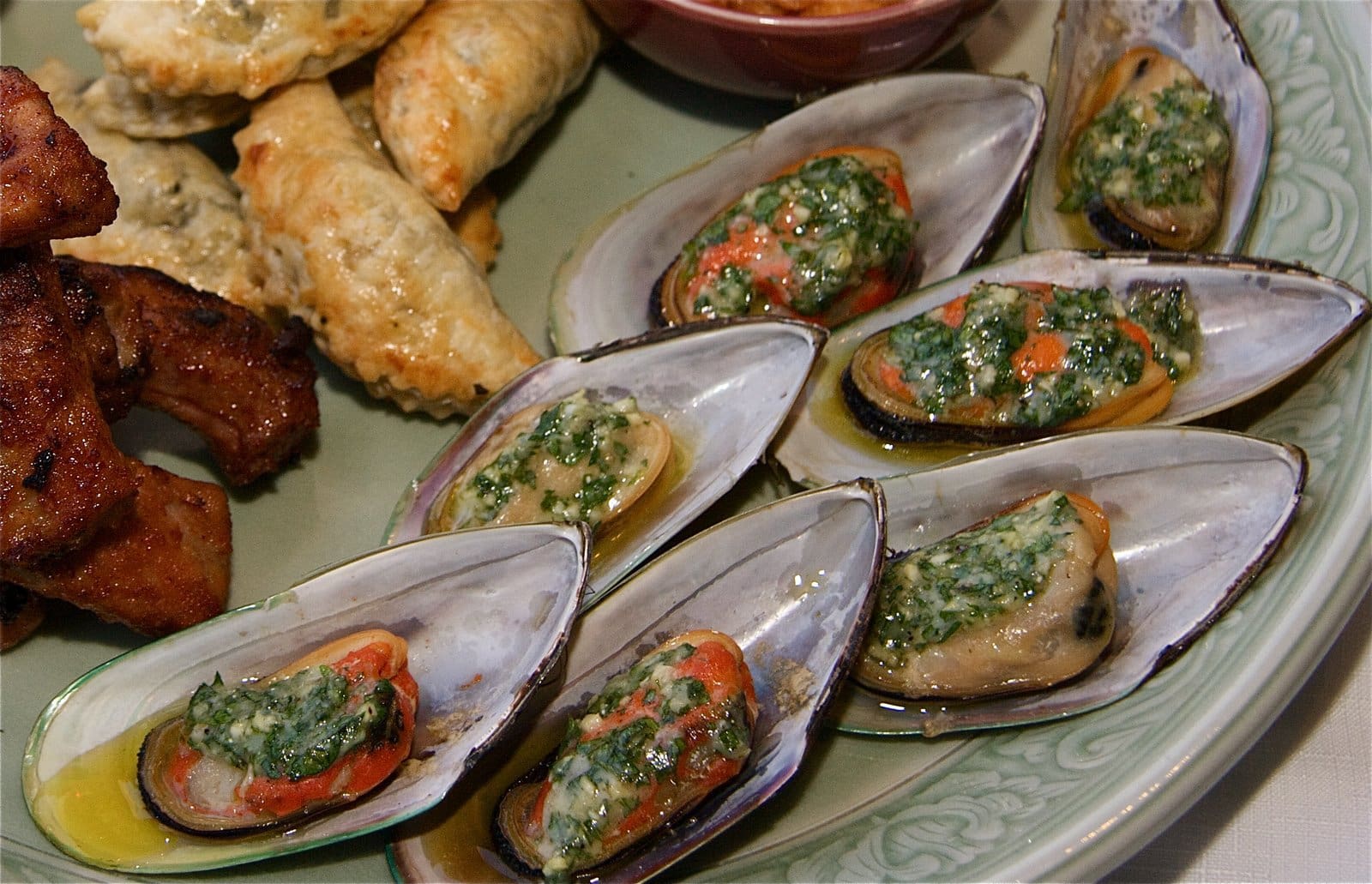 Mussels with a Parmesan and Parsely Crust The Culinary Chase