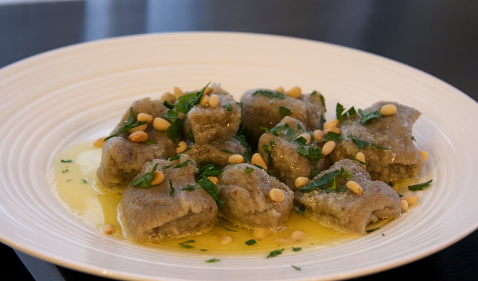Eggplant Gnocchi with Brown Butter and Pine Nut Sauce The Culinary Chase