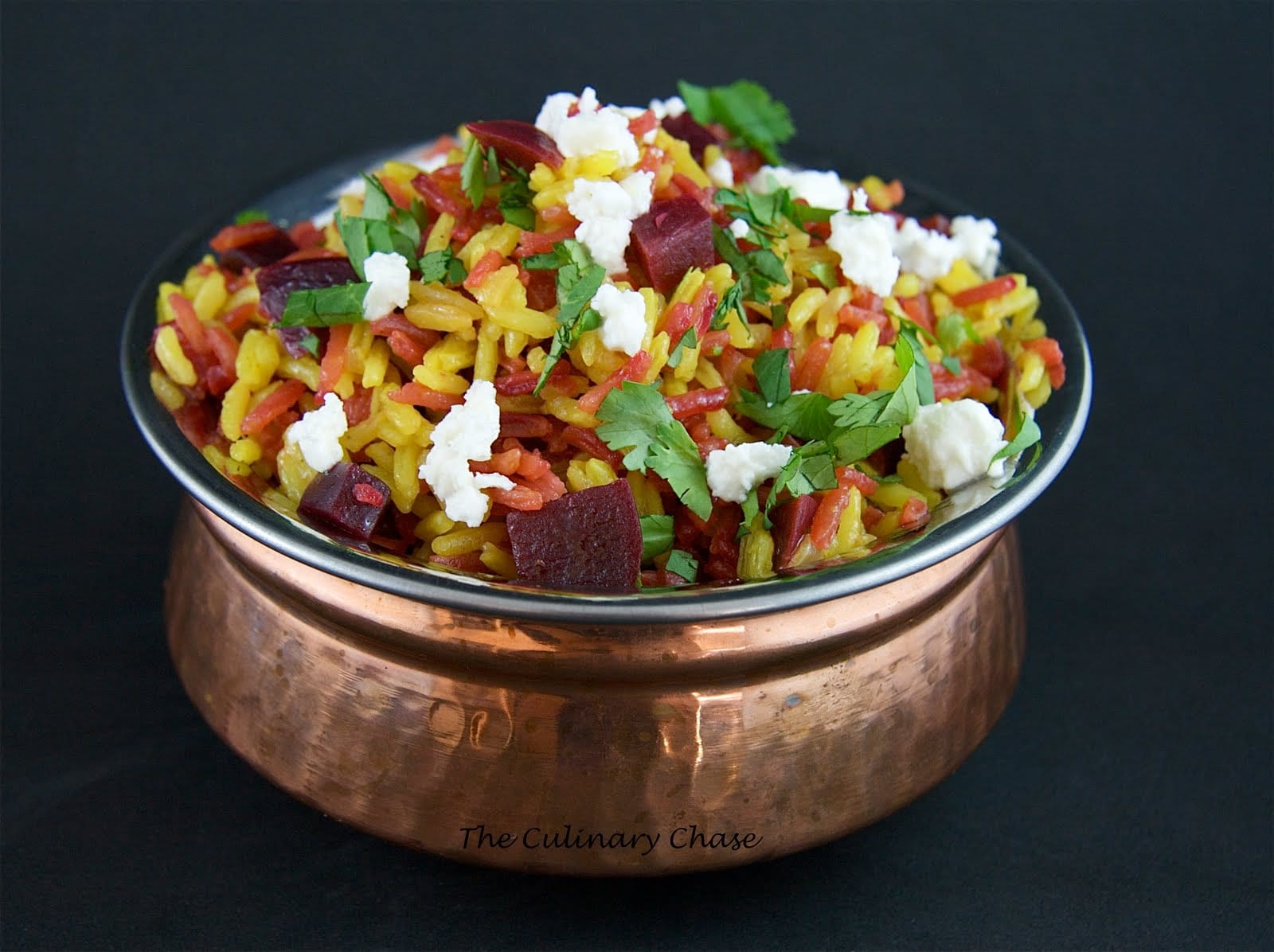 Pilaf of Beetroot, Feta & Turmeric The Culinary Chase