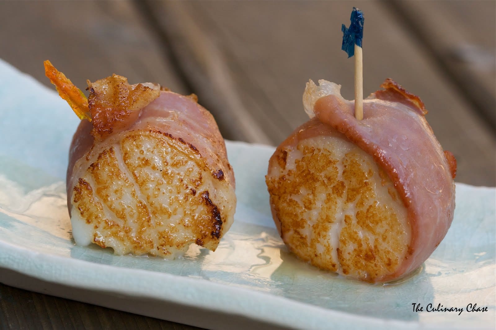 Prosciutto Wrapped Scallops The Culinary Chase