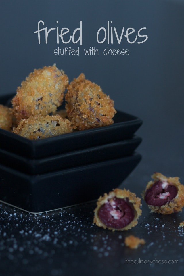 fried olives stuffed with cheese The Culinary Chase