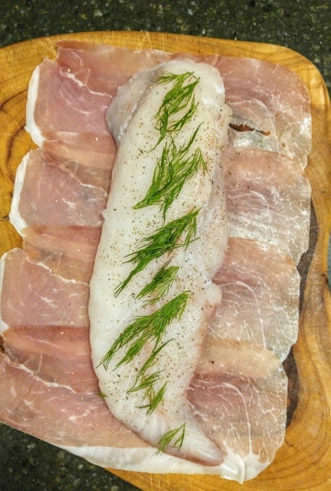 prosciuttowrapped monkfish The Culinary Chase