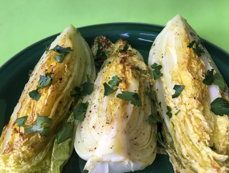 Roasted Napa Cabbage with Garlic Food as Medicine The Culinary Cure™