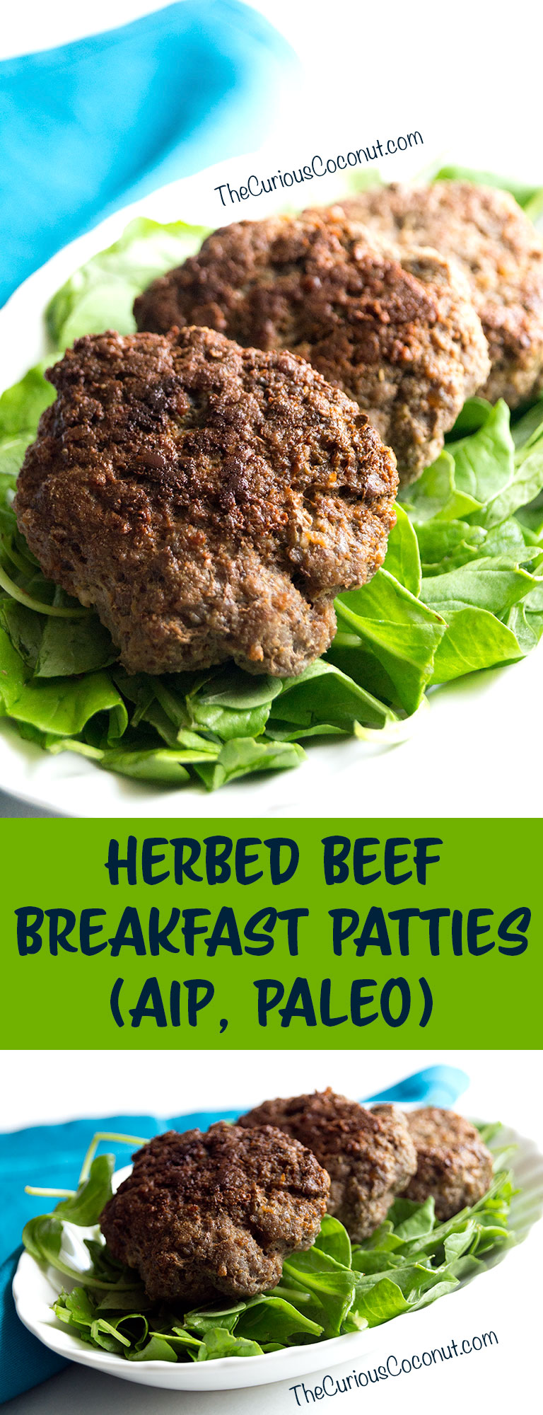 Herbed Beef Breakfast Patties (AIP, Paleo) — The Curious Coconut