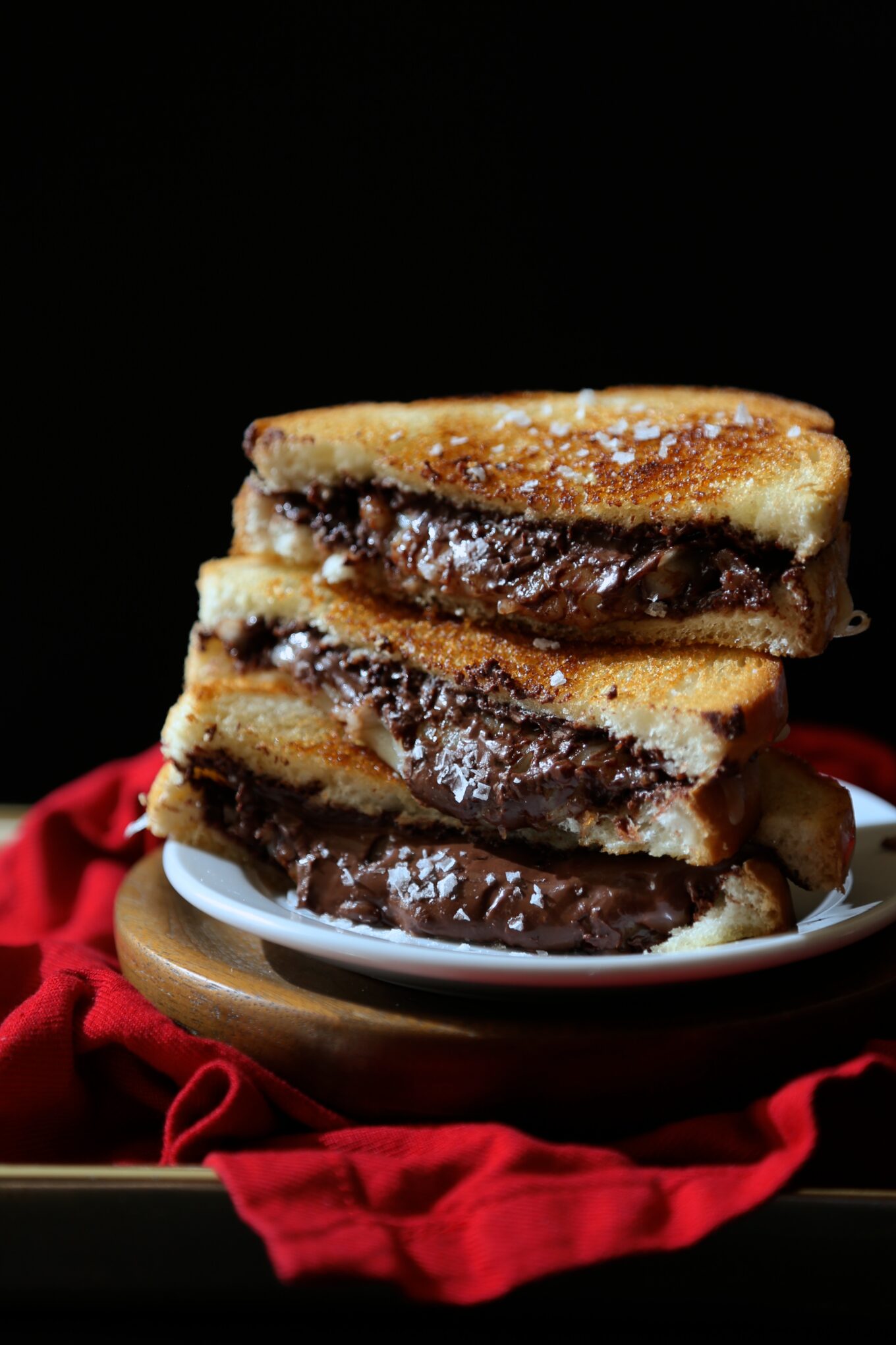 grilled cheese & chocolate sandwich