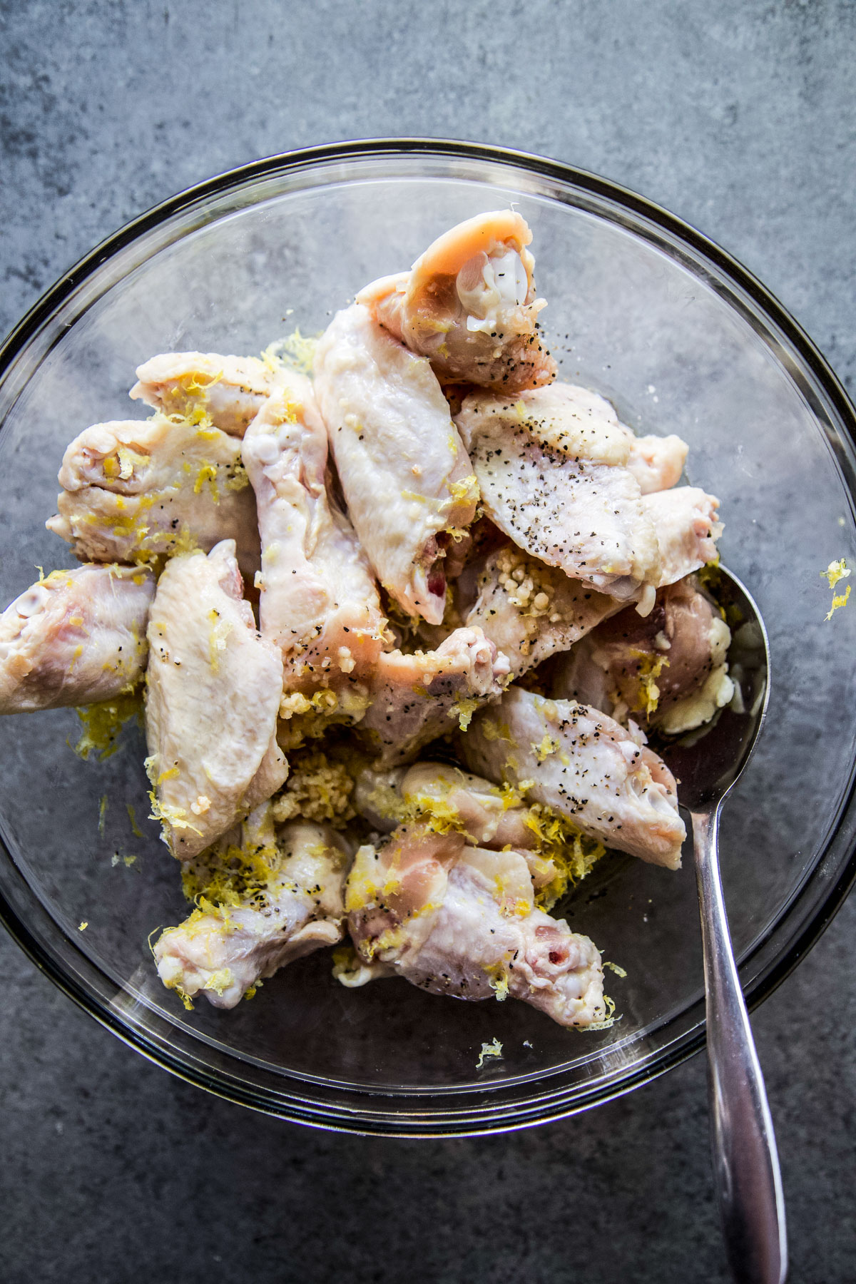 Lemon Garlic Chicken Wings