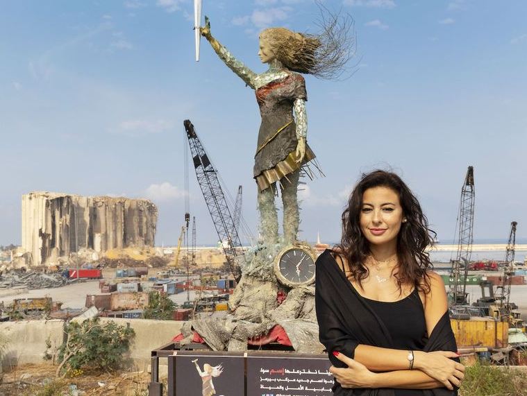 Lebanese artist turns blast debris into symbol of hope The Current Pk