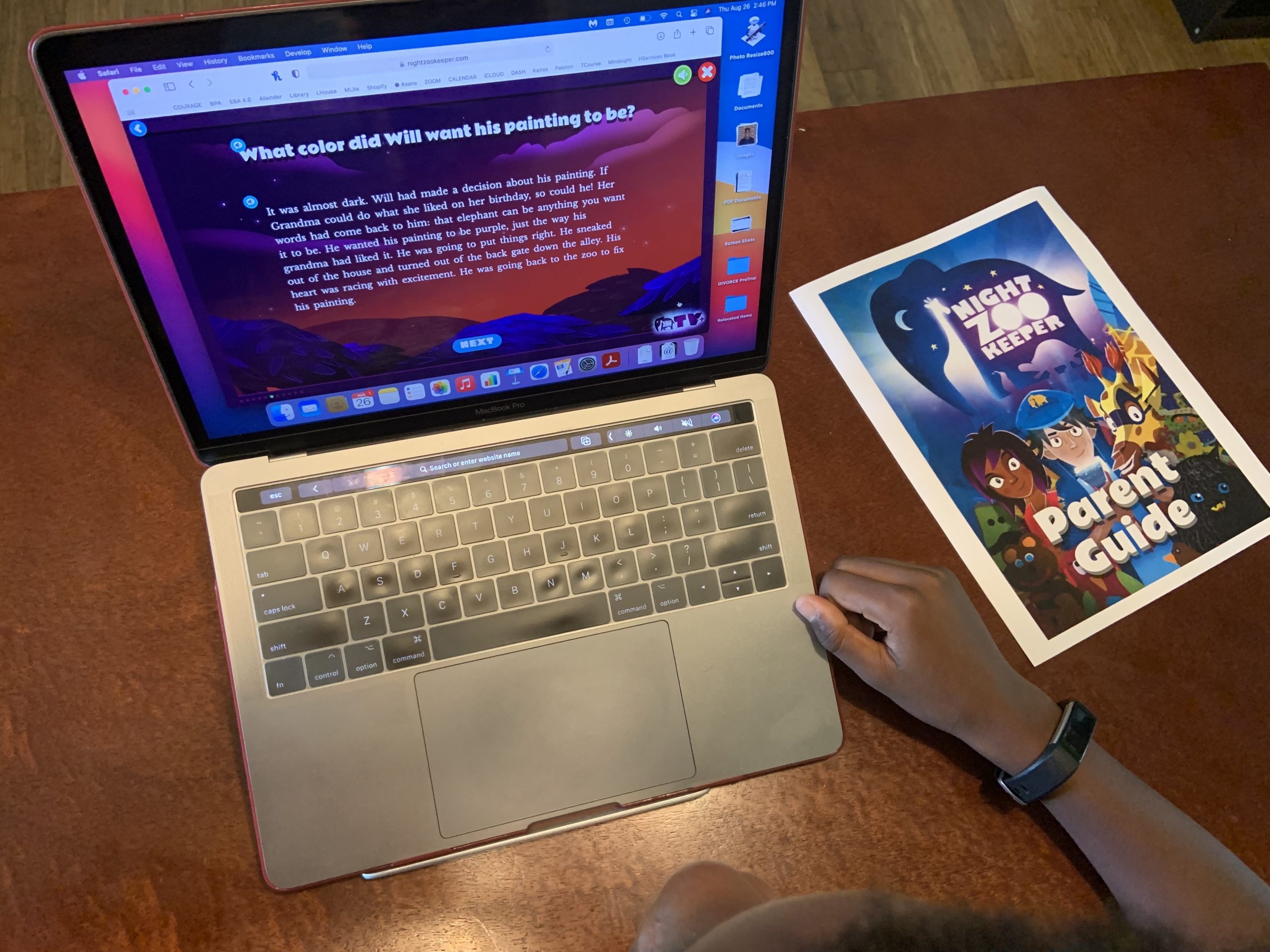 Night ZooKeeper Online Writing Program The Curriculum Choice