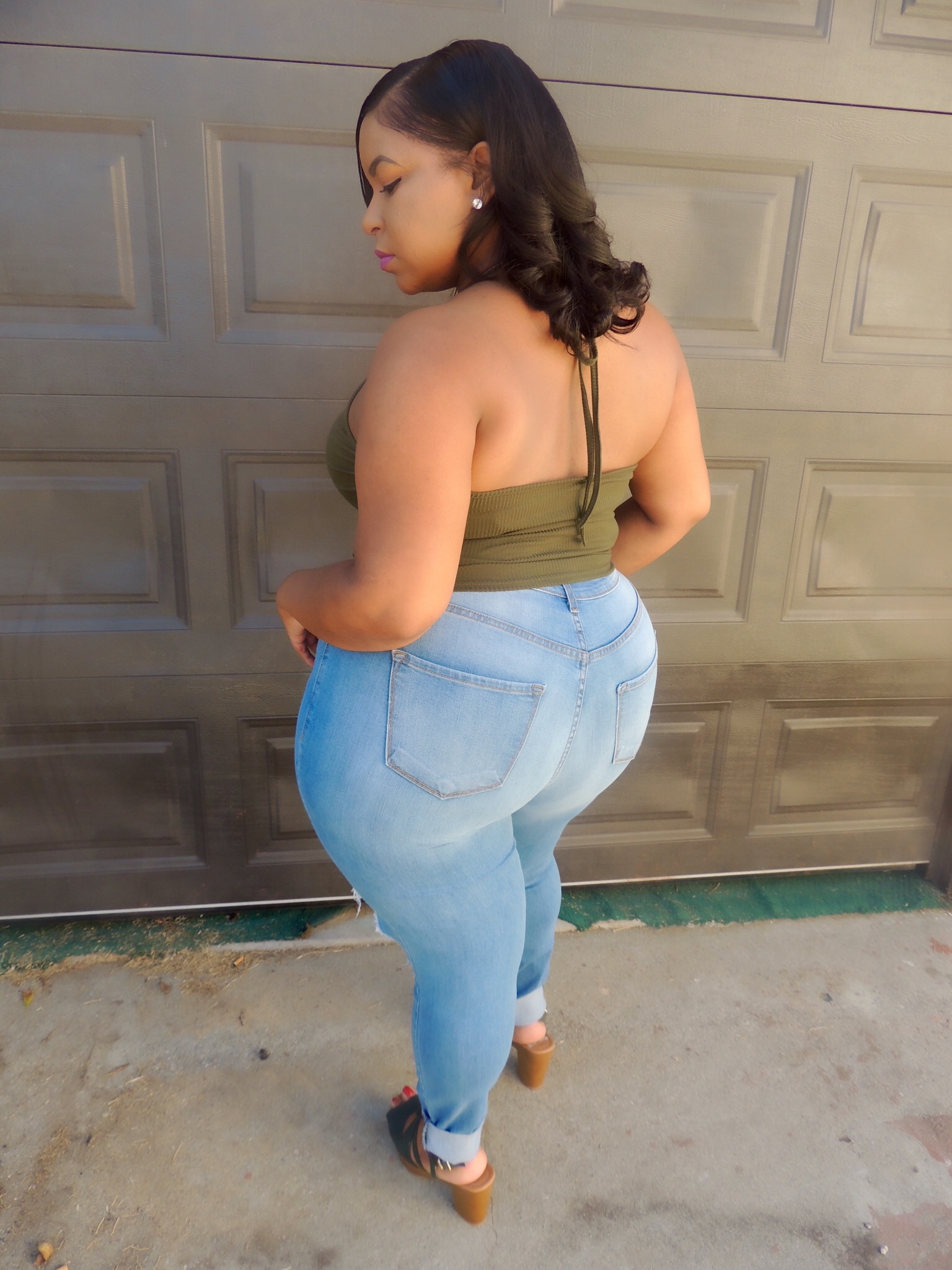 Fashion Nova Curve Glistening Jeans! TheCurveSlayer