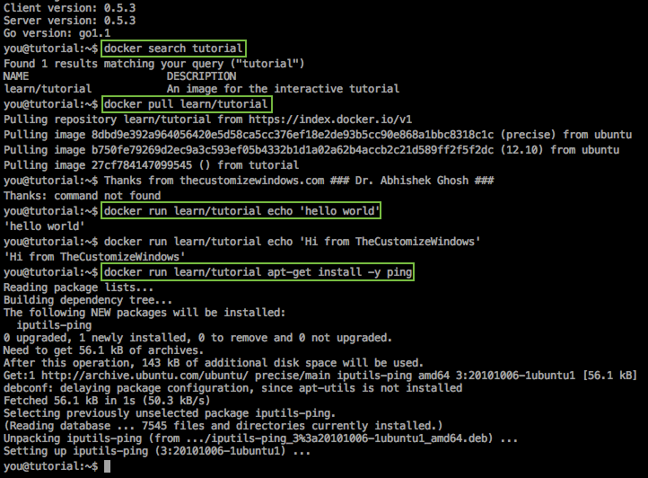 Docker, Cloud Computing and Server Virtualization