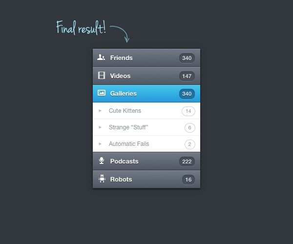 Wordpress Sidebar Menu Collapsable With Icons (No Plugin)