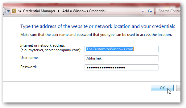 Backup Windows Vault's automatic logon credentials in Windows 7