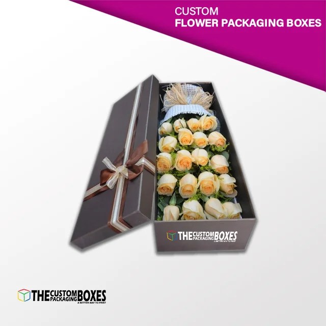 Custom Printed Flower Packaging Boxes Custom Packaging Boxes