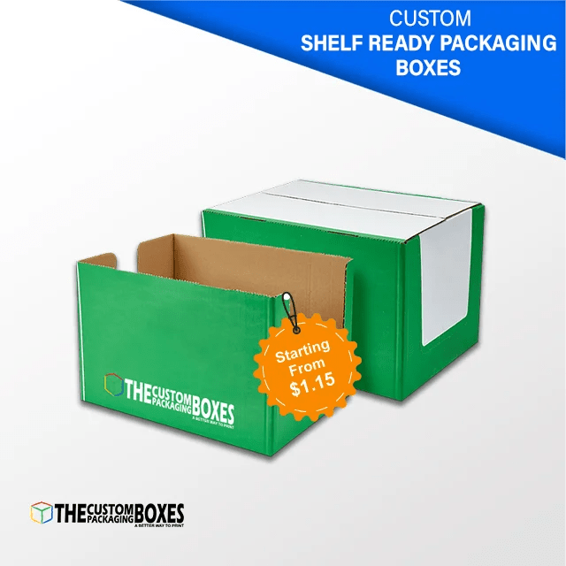 Custom shelf ready packaging boxes wholesale TCPB