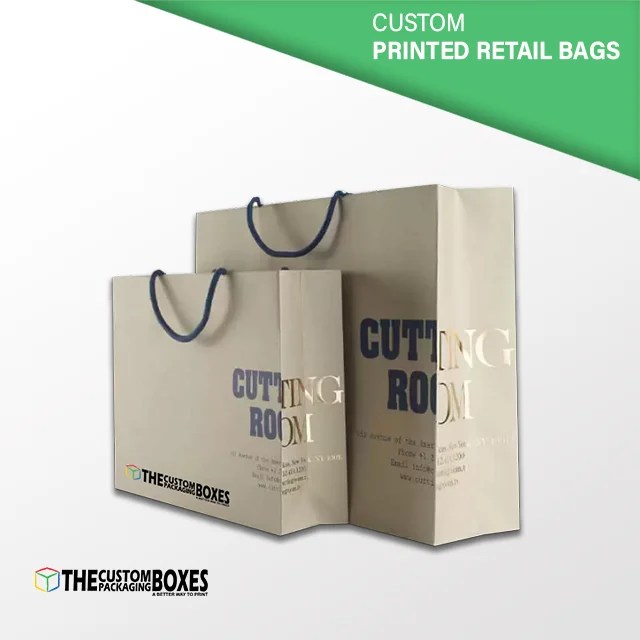 Unique Custom printed retail bags printed retail bags