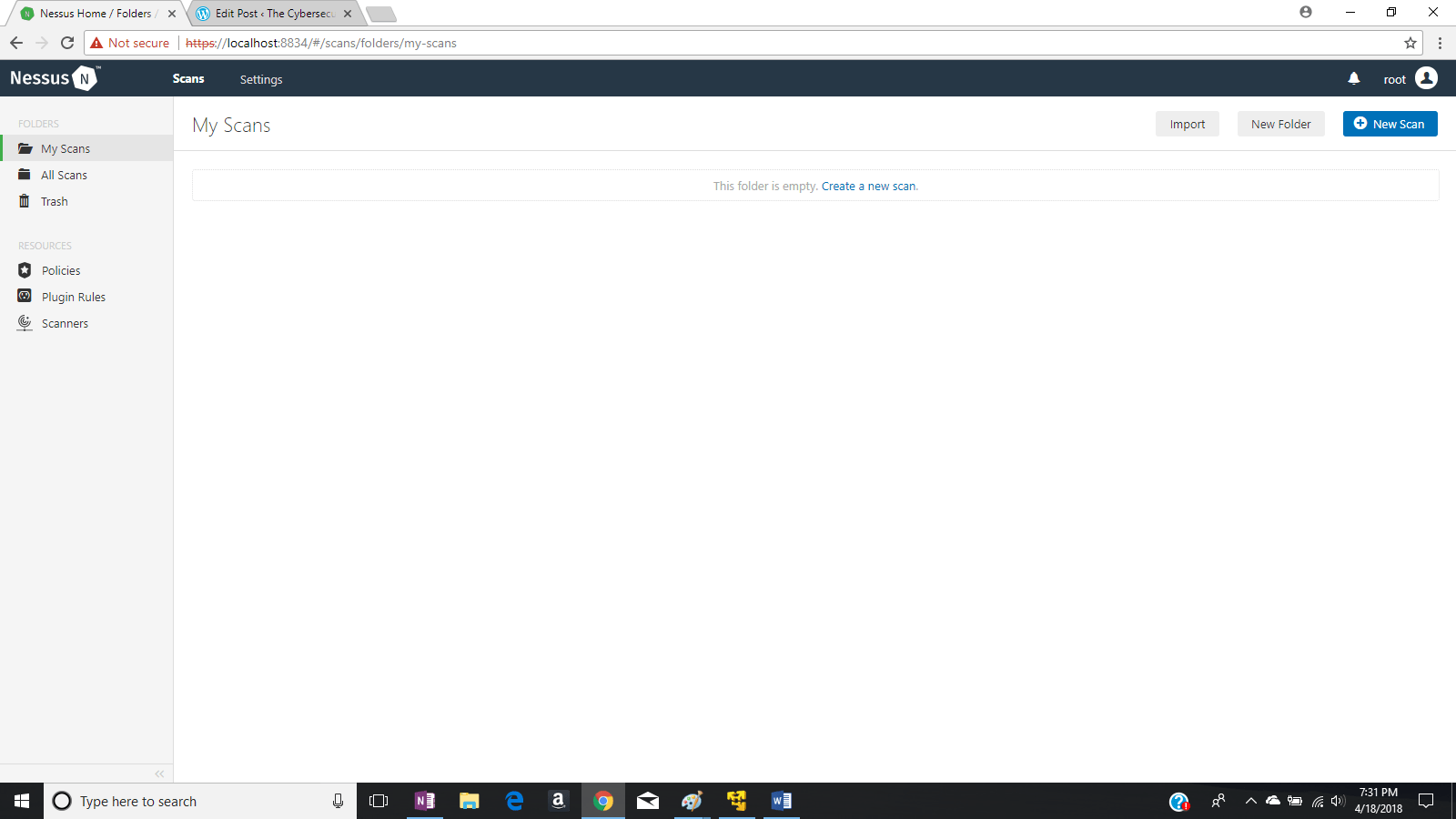 How to use nessus home nawfind