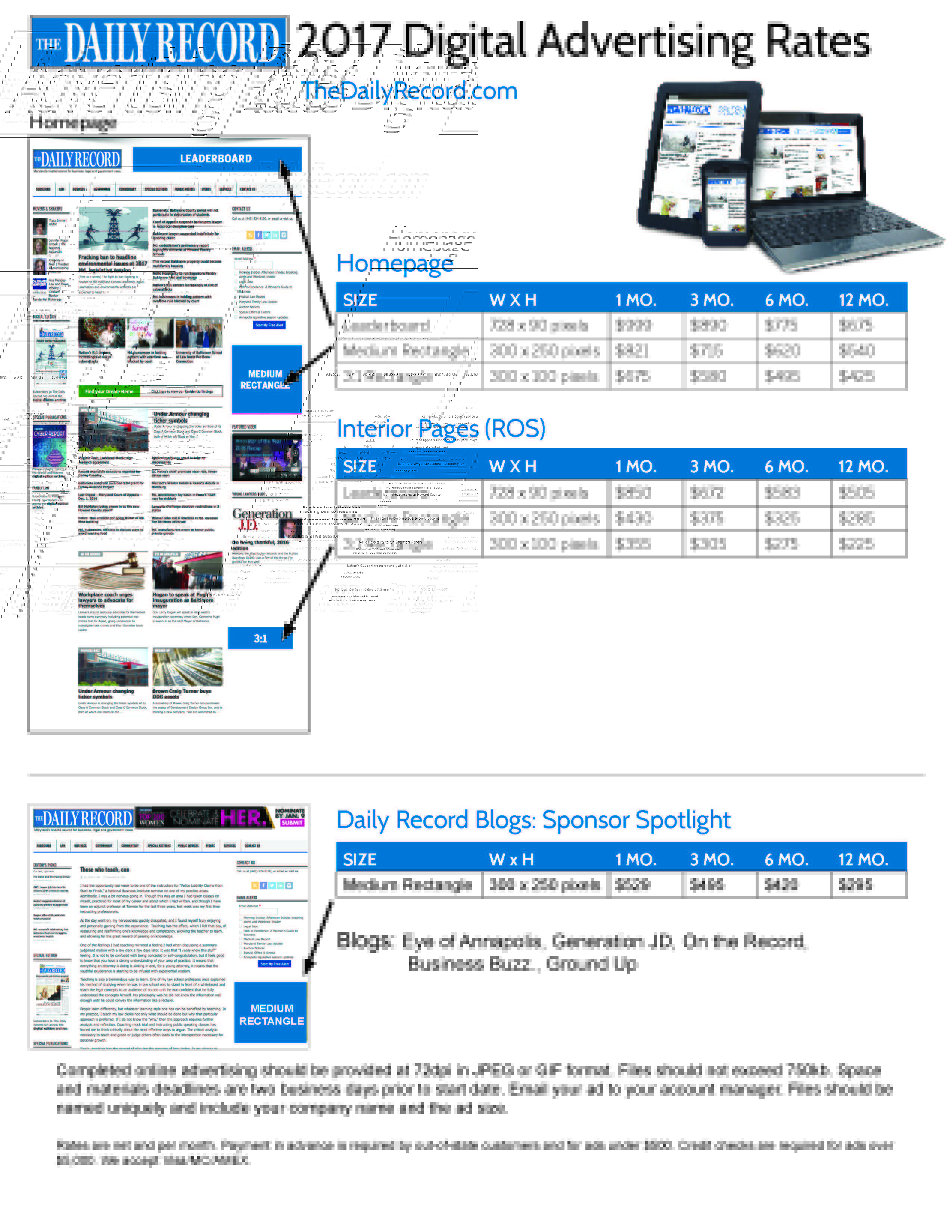 Advertise Maryland Daily Record