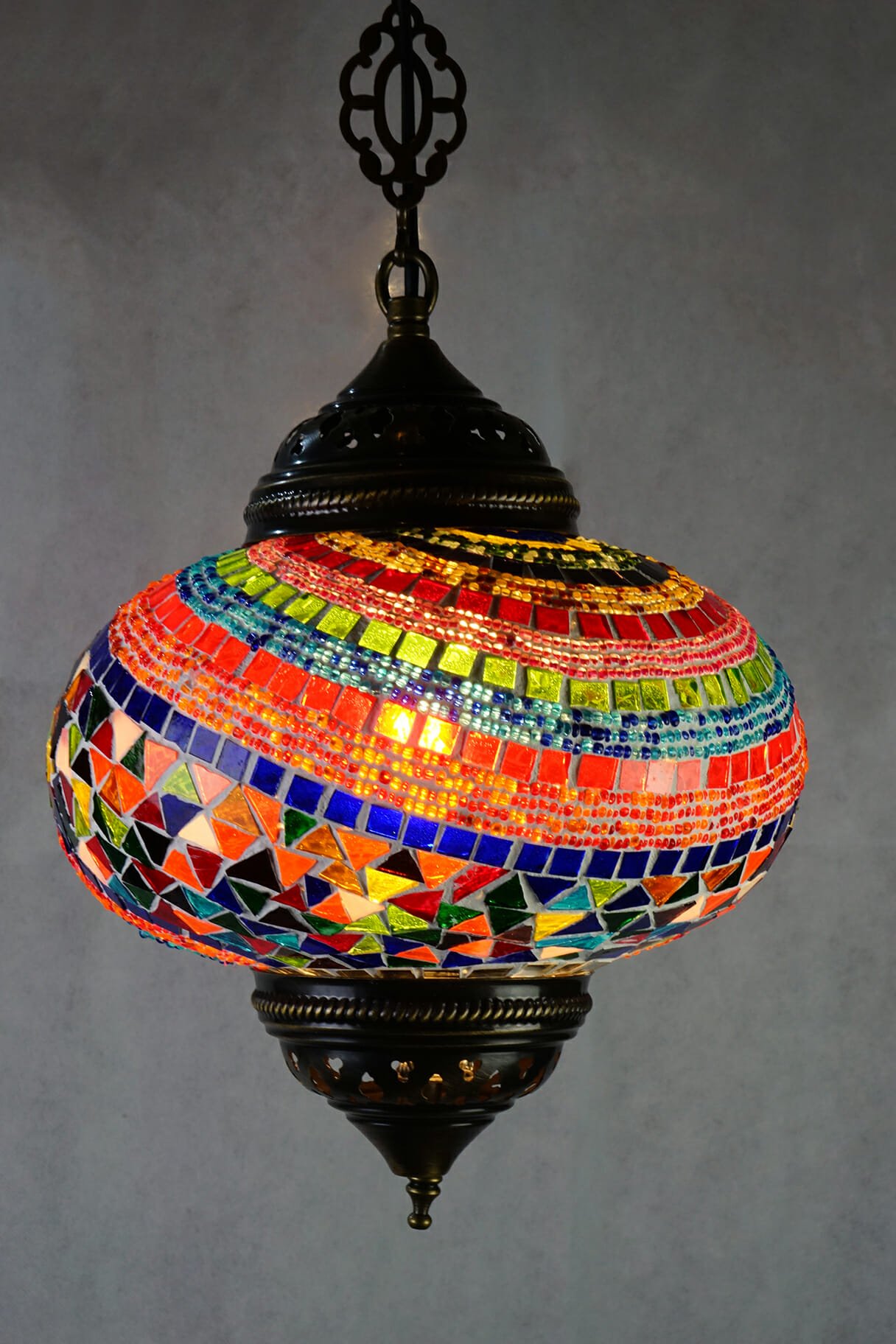 Fan Mosaic Ceiling Light The Dancing Pixie