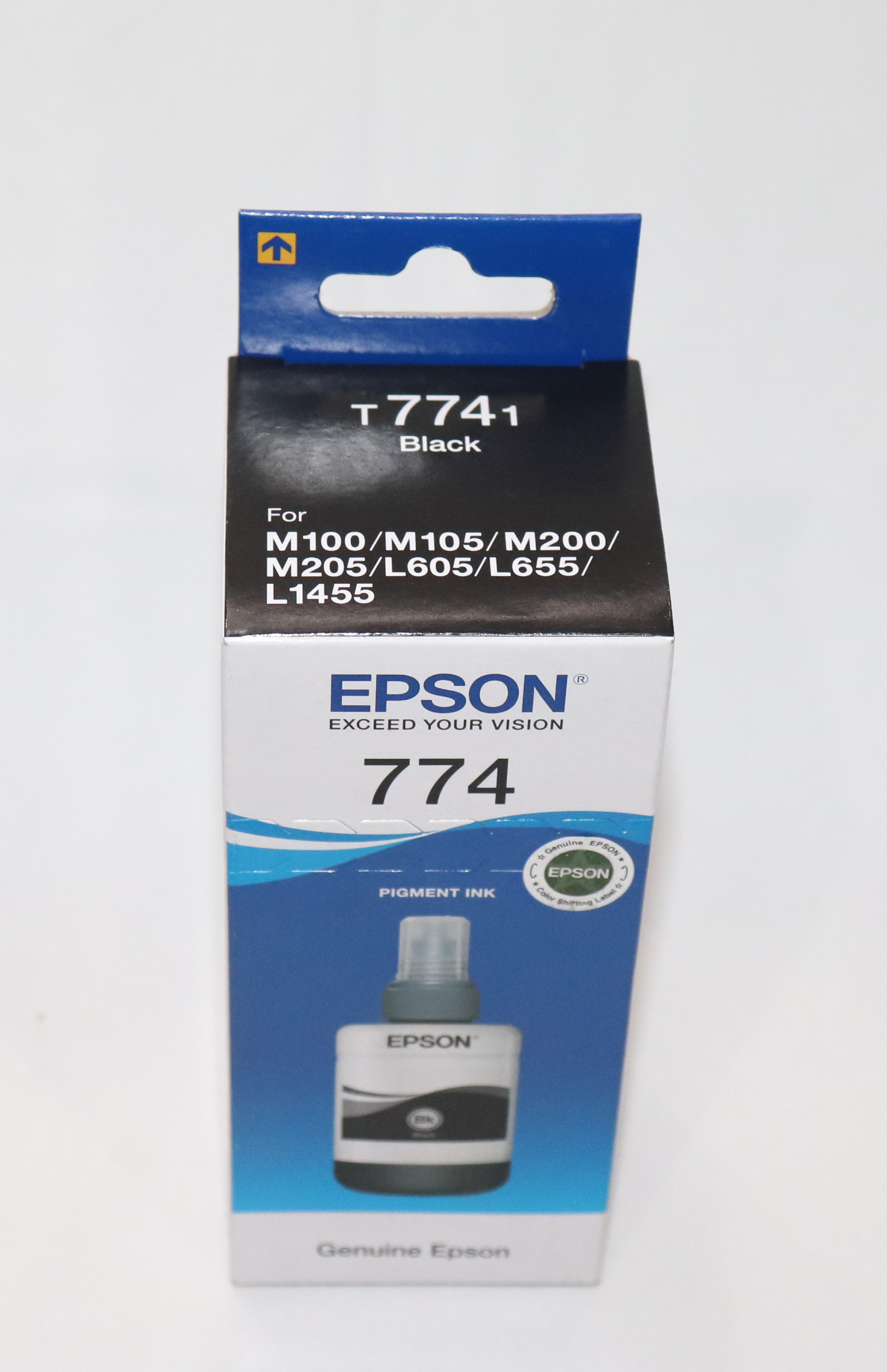 Epson T7741 Black 140ML Genuine Pigment Ink Bottle (C13T774100) The