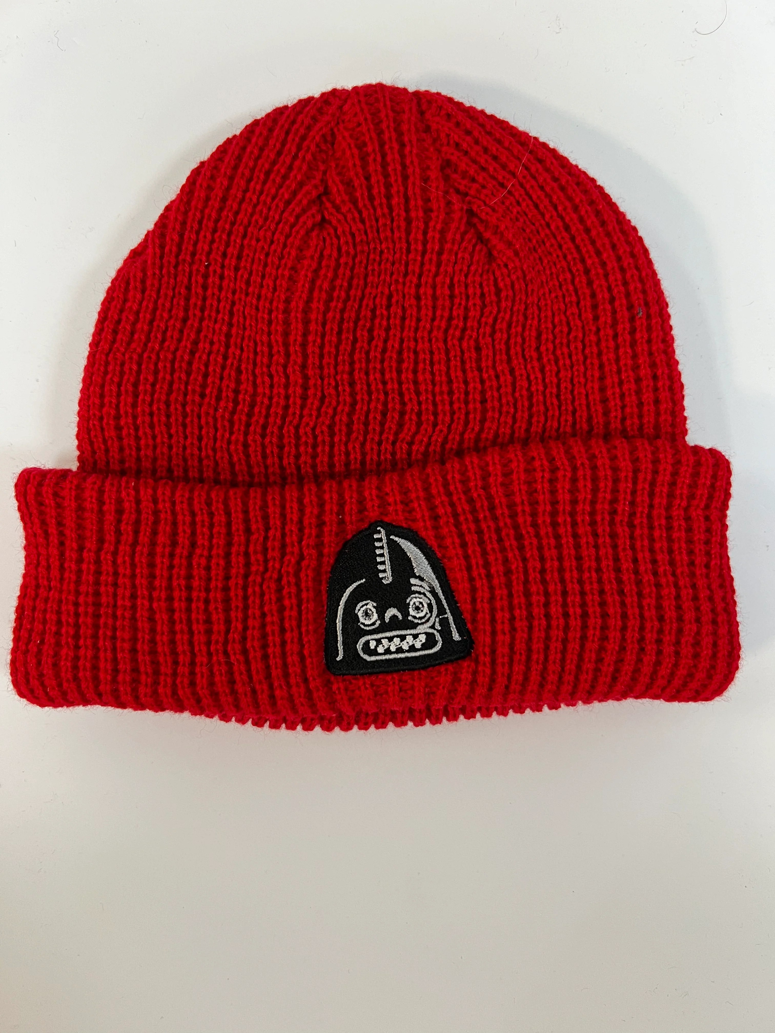 The Dark Slide "Vader Head" Large knit Beanie The Dark Slide