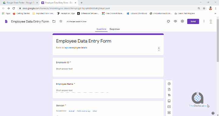 Transfer Data from Microsoft Excel to Google Sheet TheDataLabs