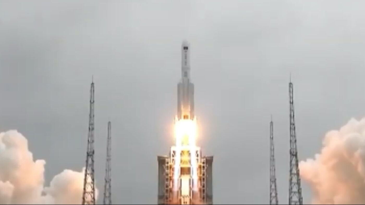 the launch of the tianhe core module in april credit china news service