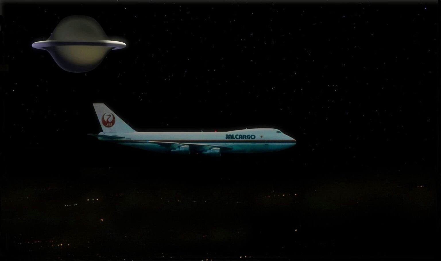 Artist’s impression of the large craft which approached Terauchi and his copilot during their