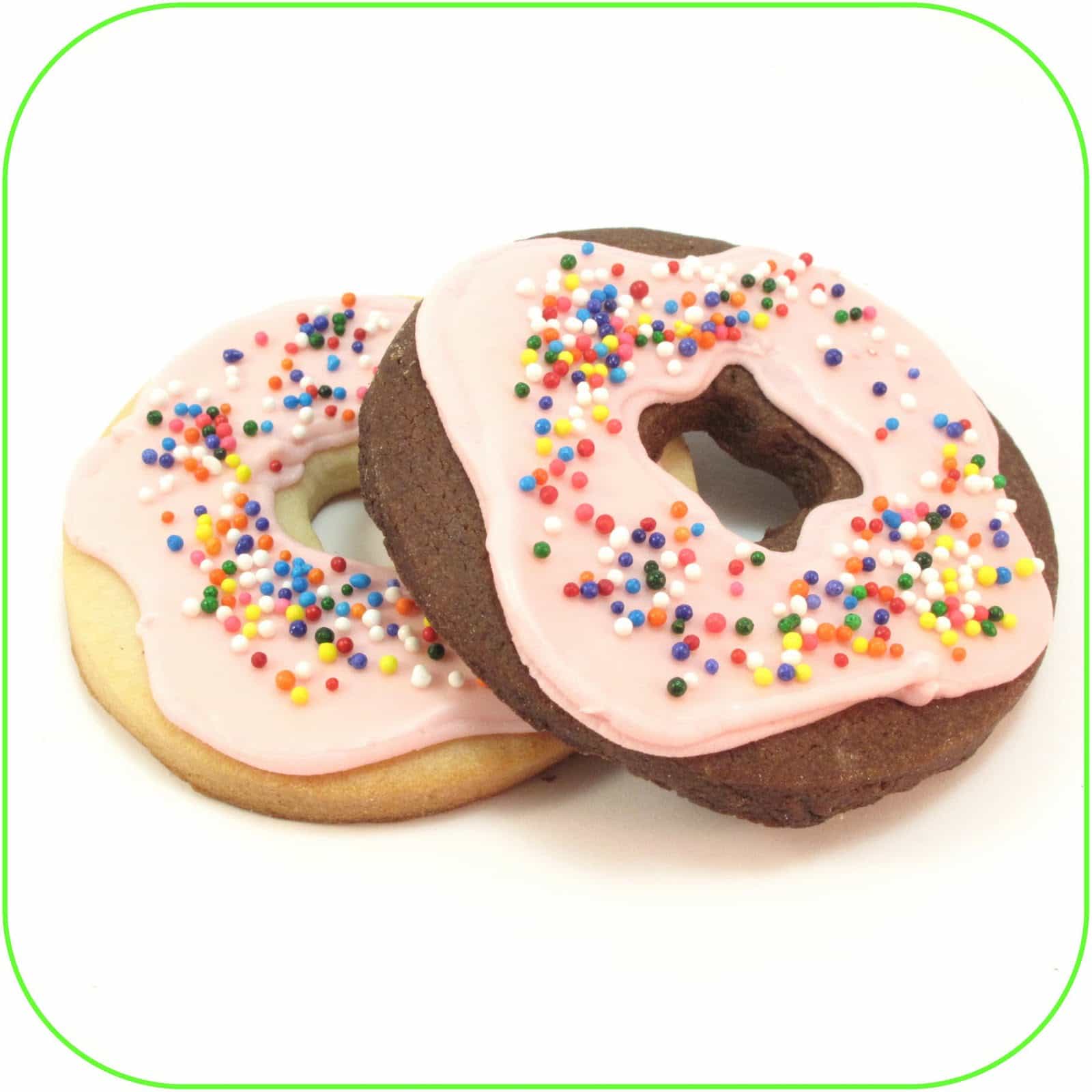 doughnut decorated cookies