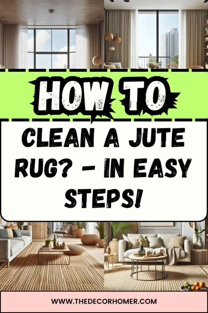 How To Clean A Jute Rug? In Easy Steps!