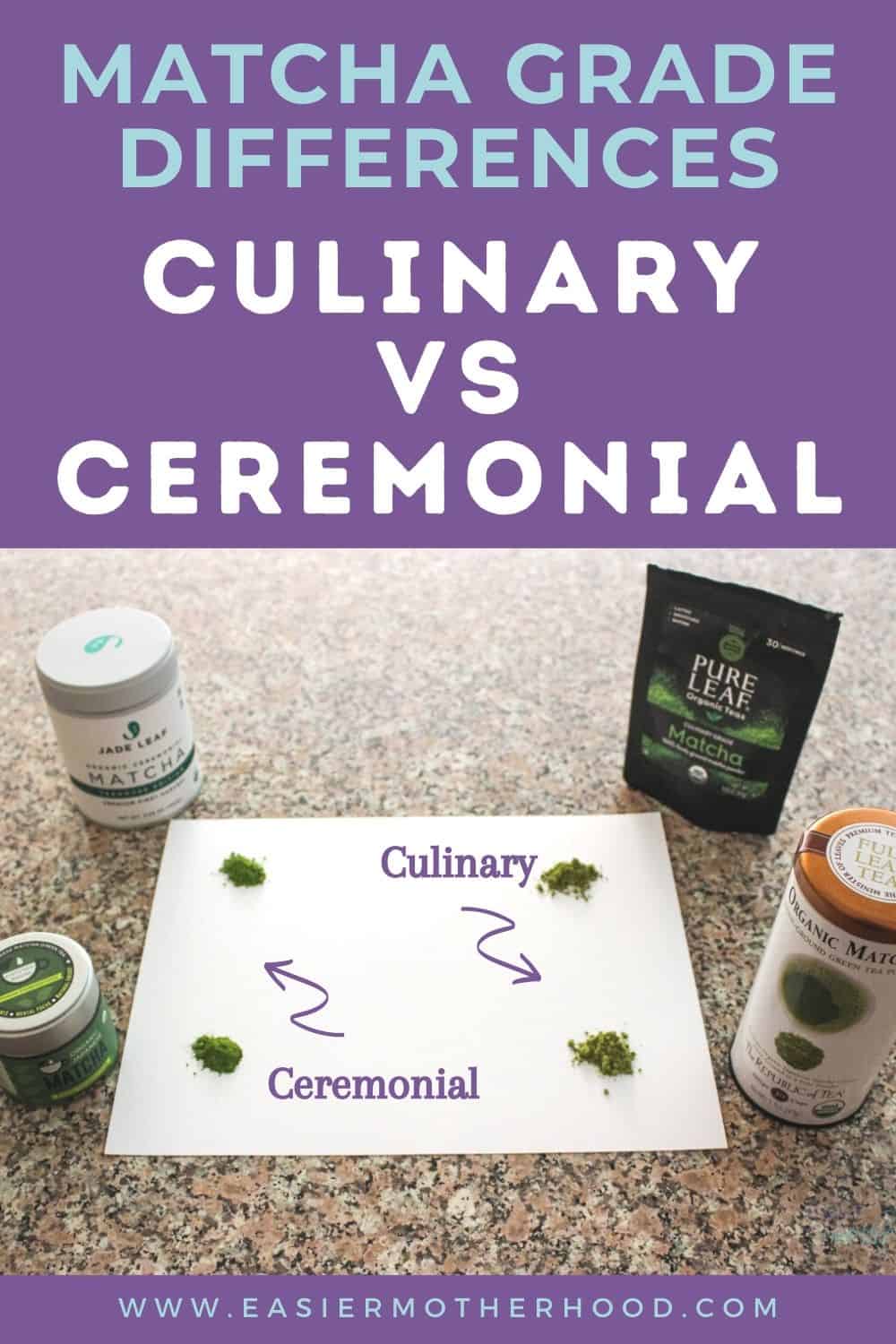 Matcha Tea The Difference Between Culinary and Ceremonial Grade Teas