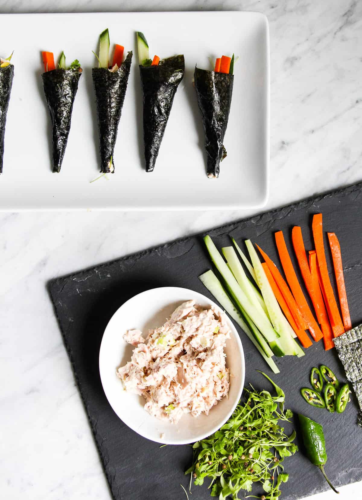 Tuna Hand Rolls The Defined Dish