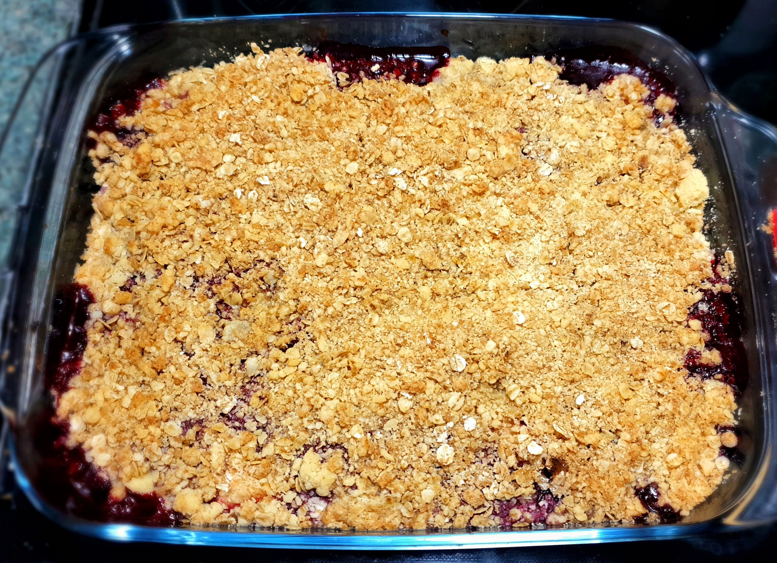 Apple & blackberry crumble The Delicate Diner