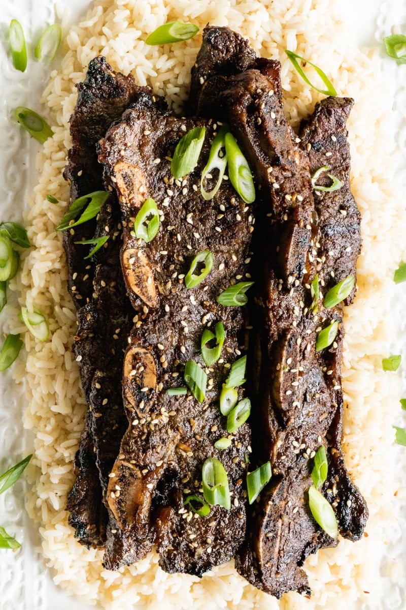 Kalbi Beef Flanken Short Ribs The Delicious Spoon