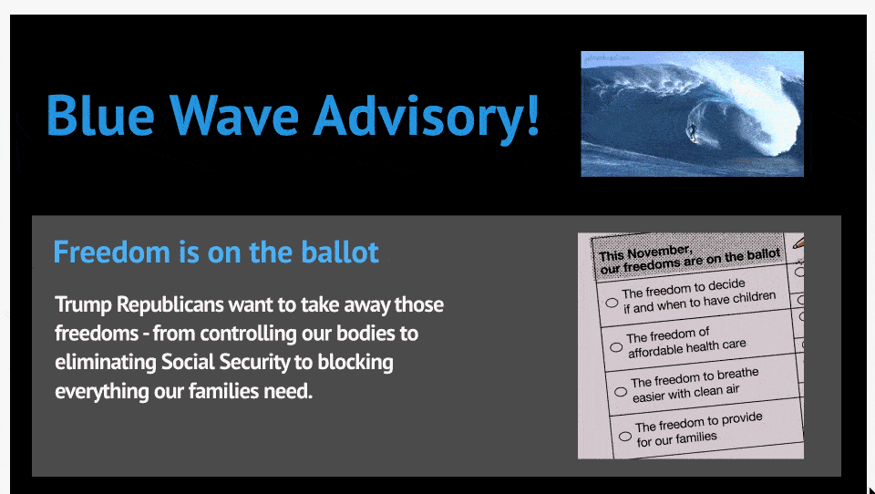 Blue Wave Advisory